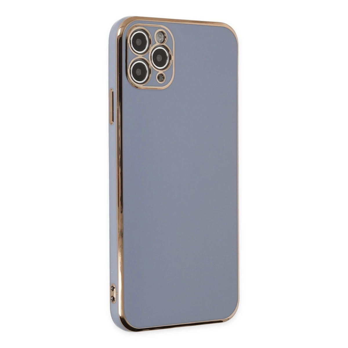 İphone 11 Pro Max Kılıf Volet Silikon - Mavi