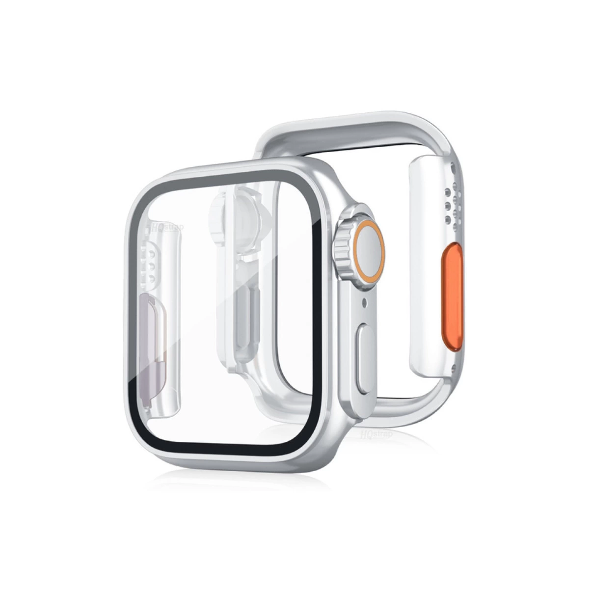 Apple Watch 41mm Watch 49mm Kasa Dönüştürücü Ve Ekran Koruyucu - Çöl Titanyum