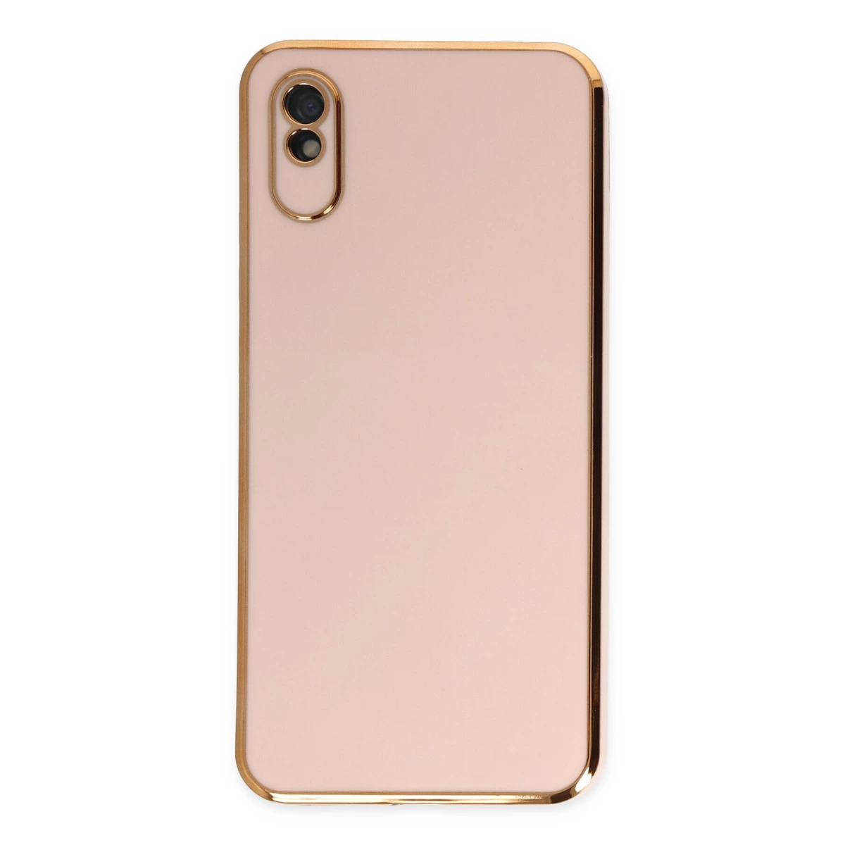 Xiaomi Redmi 9a Kılıf Volet Silikon - Pembe