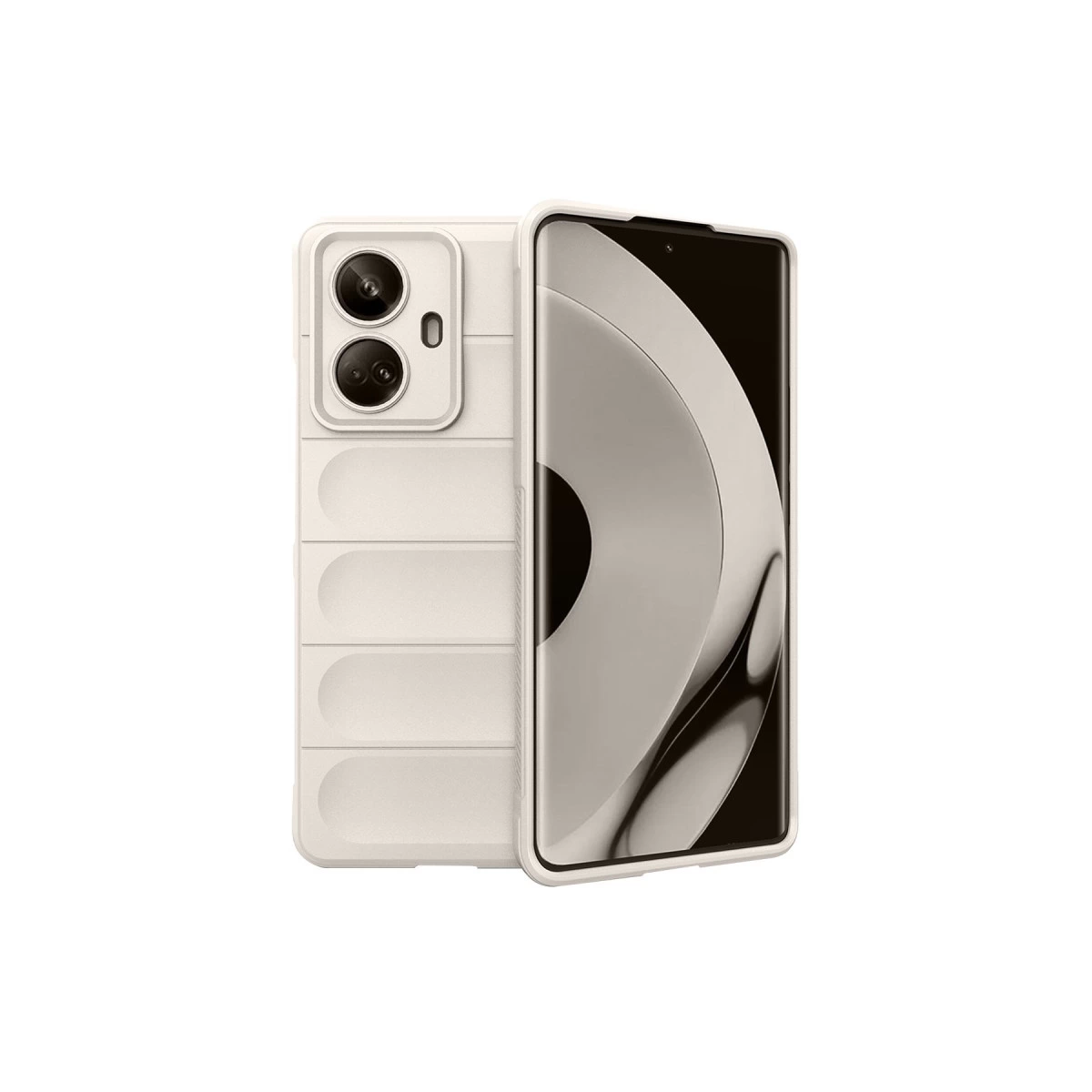 Realme 10 Pro 5g Kılıf Optimum Silikon - Krem