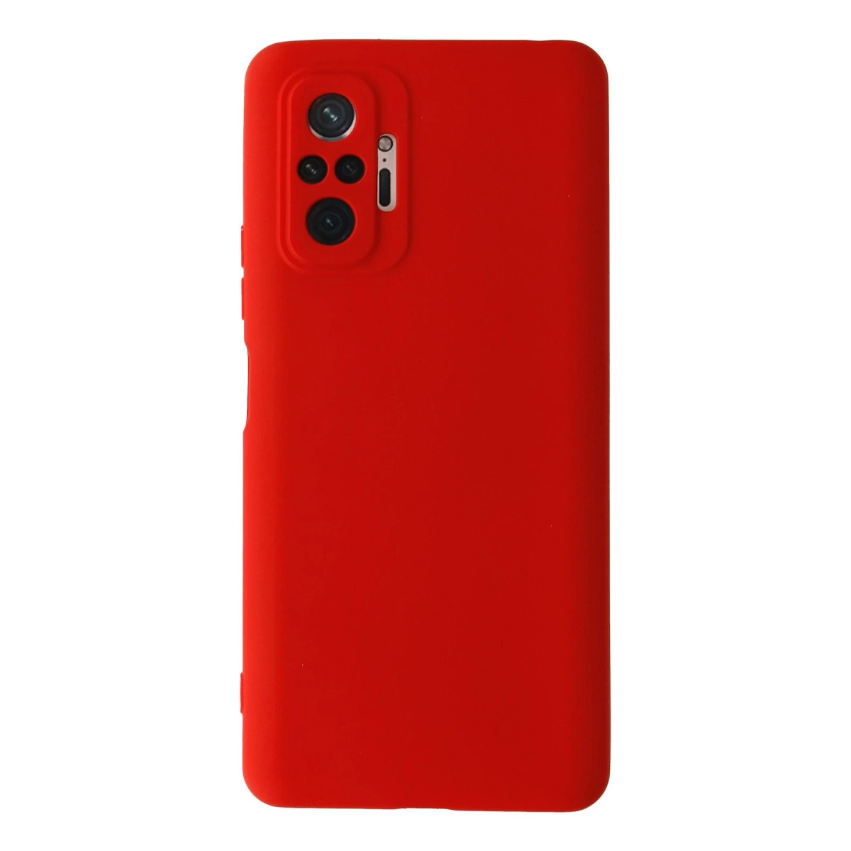 Xiaomi Redmi Note 10 Pro Kılıf Nano İçi Kadife Silikon - Kırmızı