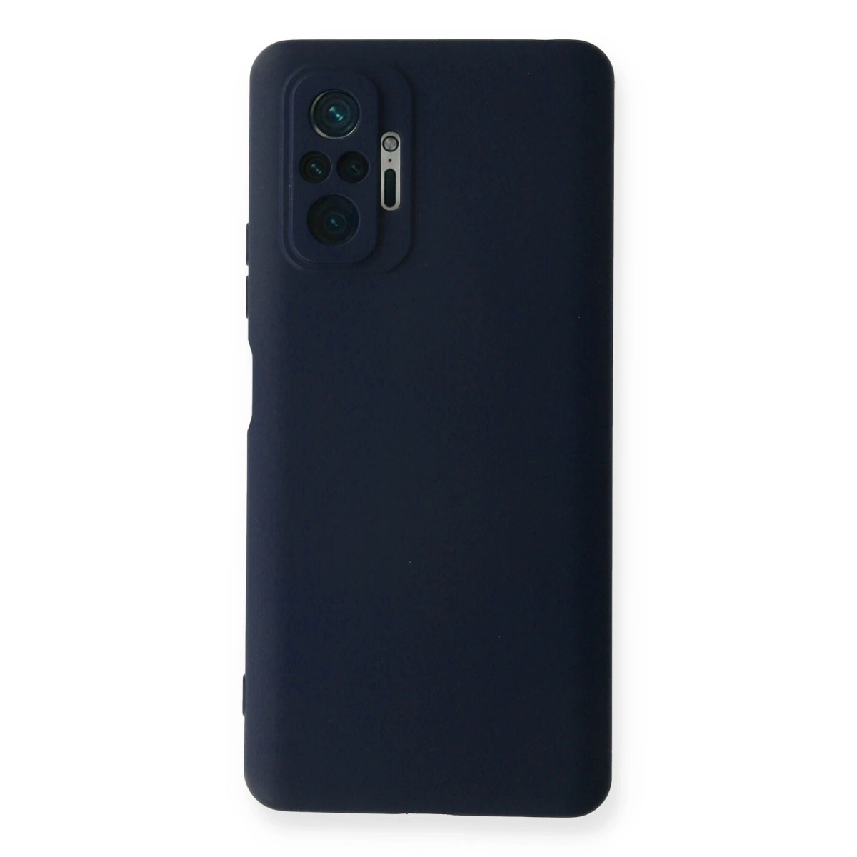Xiaomi Redmi Note 10 Pro Kılıf Nano İçi Kadife Silikon - Lacivert