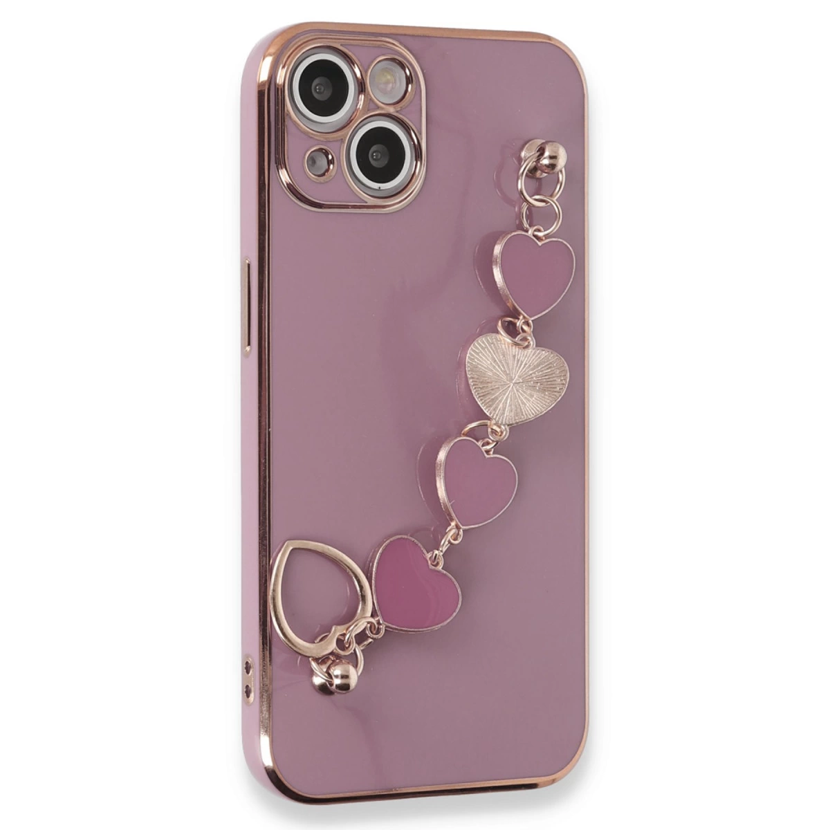 İphone 14 Plus Kılıf Esila Silikon - Mor