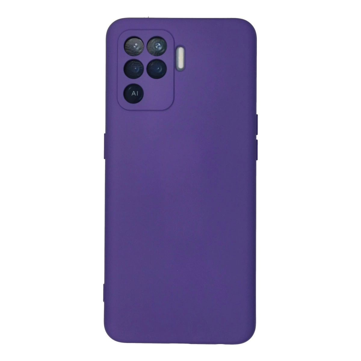 Oppo Reno 5 Lite Kılıf Nano İçi Kadife Silikon - Mor