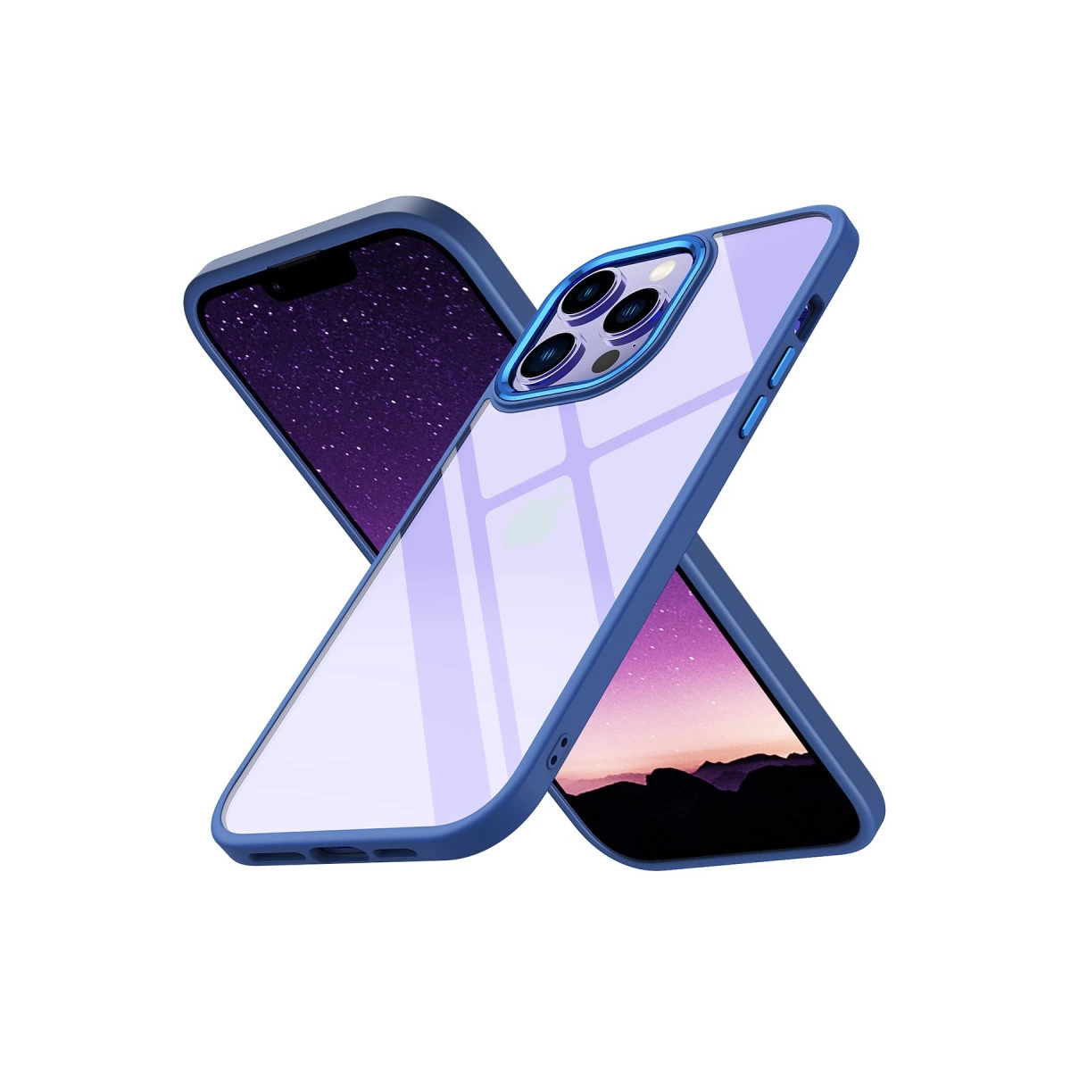 İphone 14 Pro Max Kılıf Power Silikon - Mavi