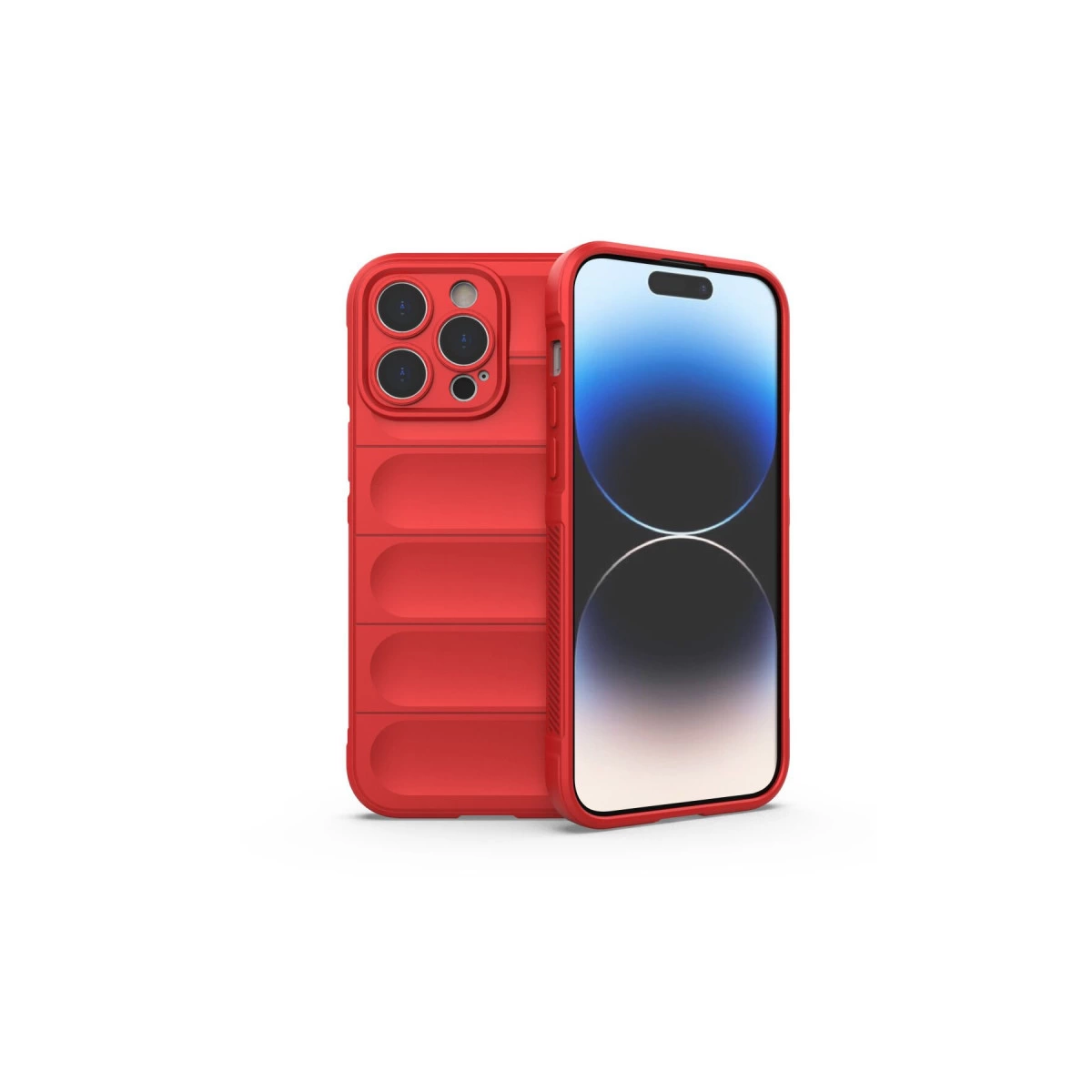 İphone 15 Pro Kılıf Optimum Silikon - Kırmızı