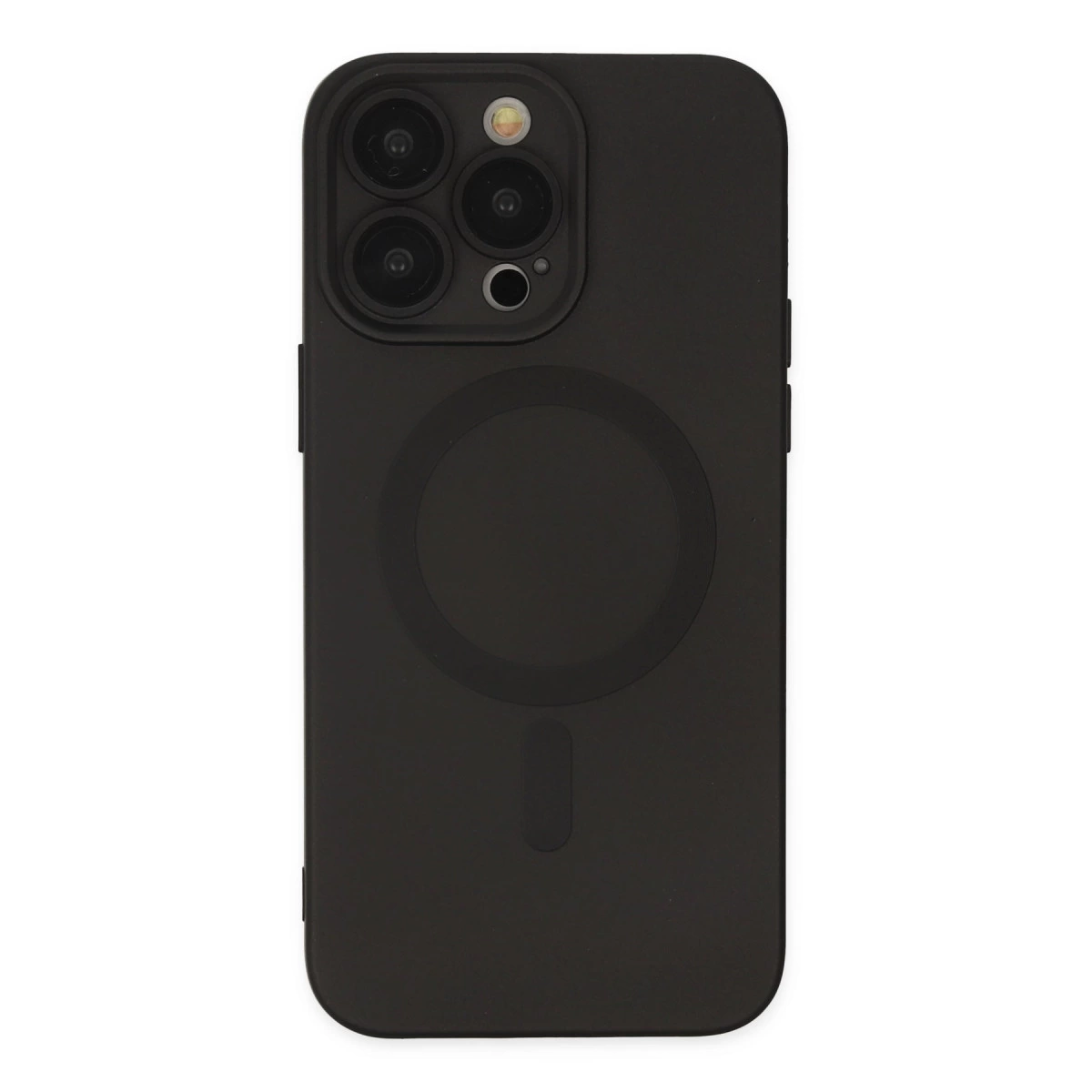 İphone 13 Pro Kılıf Moshi Lens Magneticsafe Silikon - Siyah