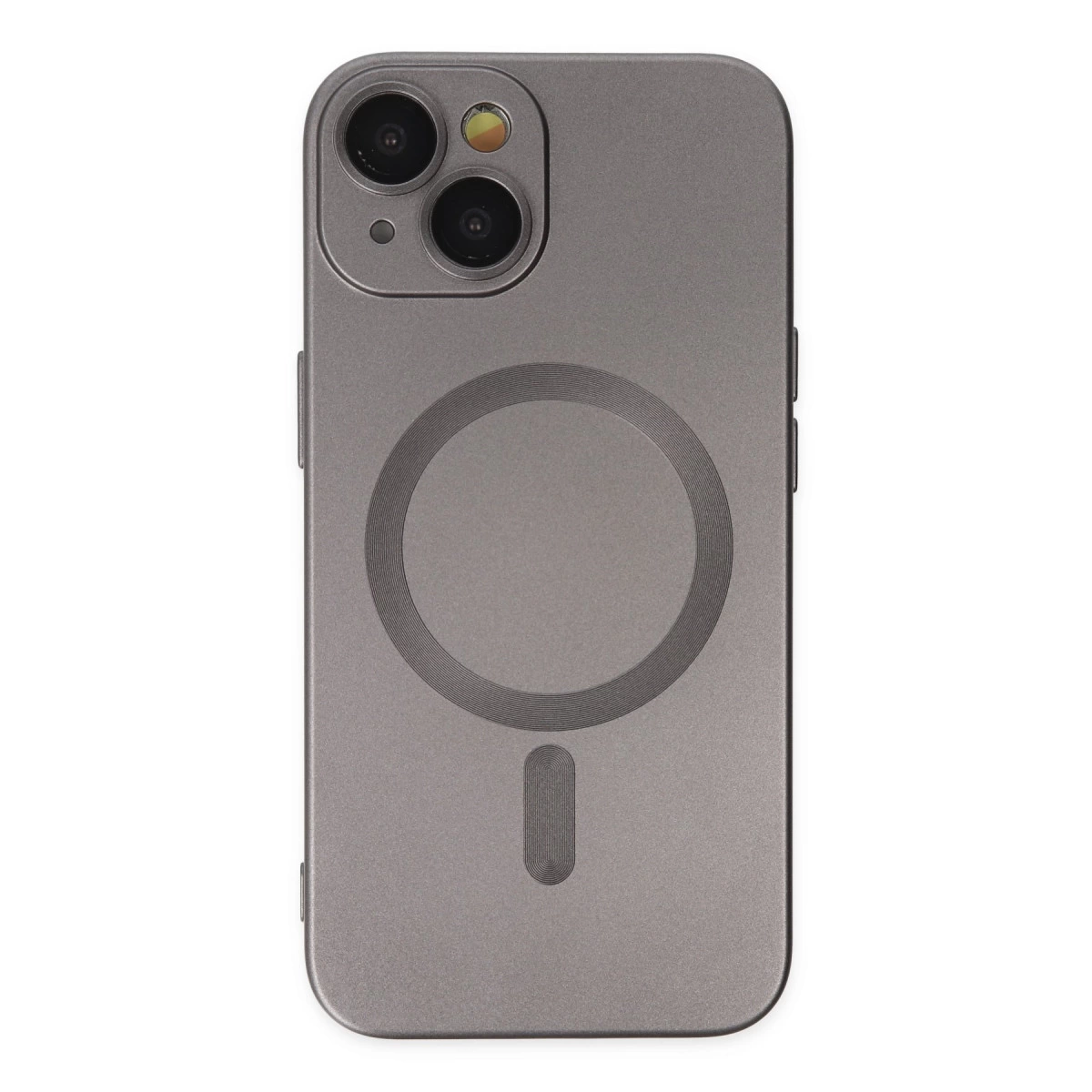 İphone 14 Plus Kılıf Moshi Lens Magneticsafe Silikon - Füme