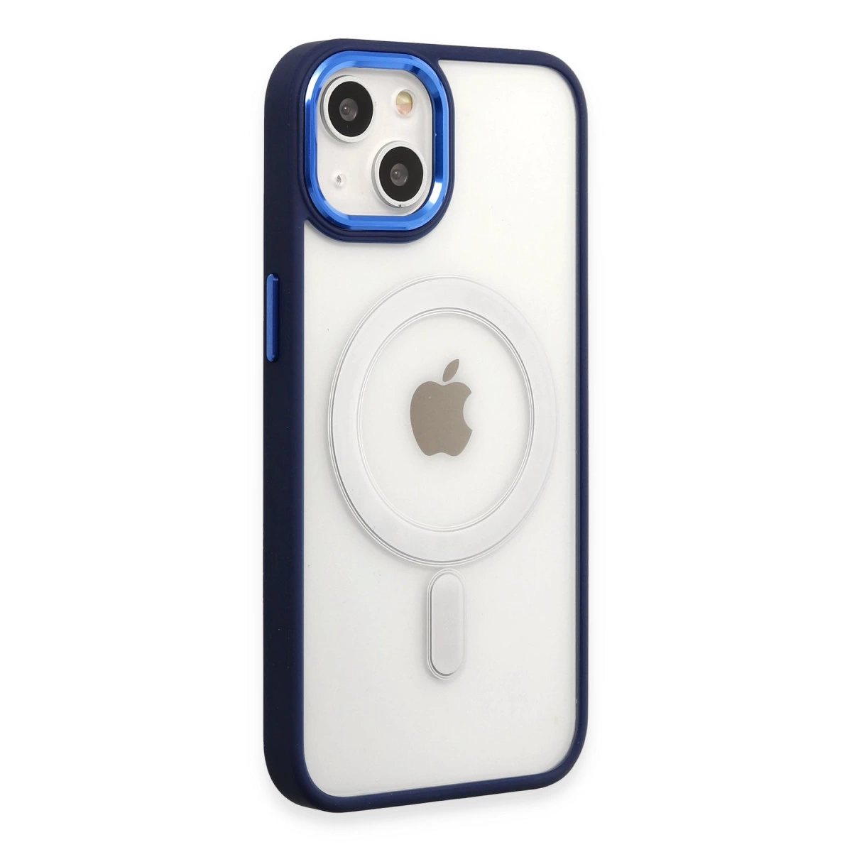 İphone 15 Pro Kılıf Room Magneticsafe Silikon - Lacivert