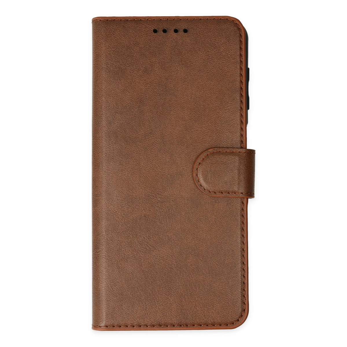 İphone 14 Pro Kılıf Trend S Plus Kapaklı Kılıf - Taba