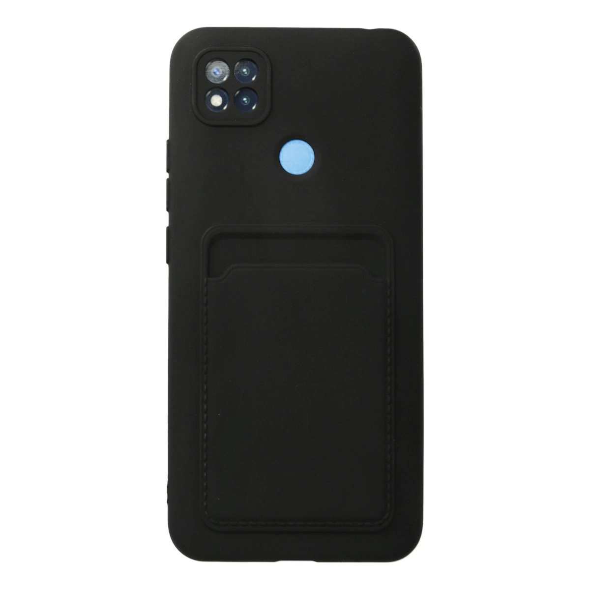 Xiaomi Redmi 9c Kılıf Kelvin Kartvizitli Silikon - Siyah