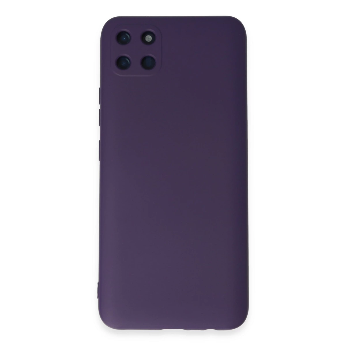 Realme C11 Kılıf Nano İçi Kadife Silikon - Mor