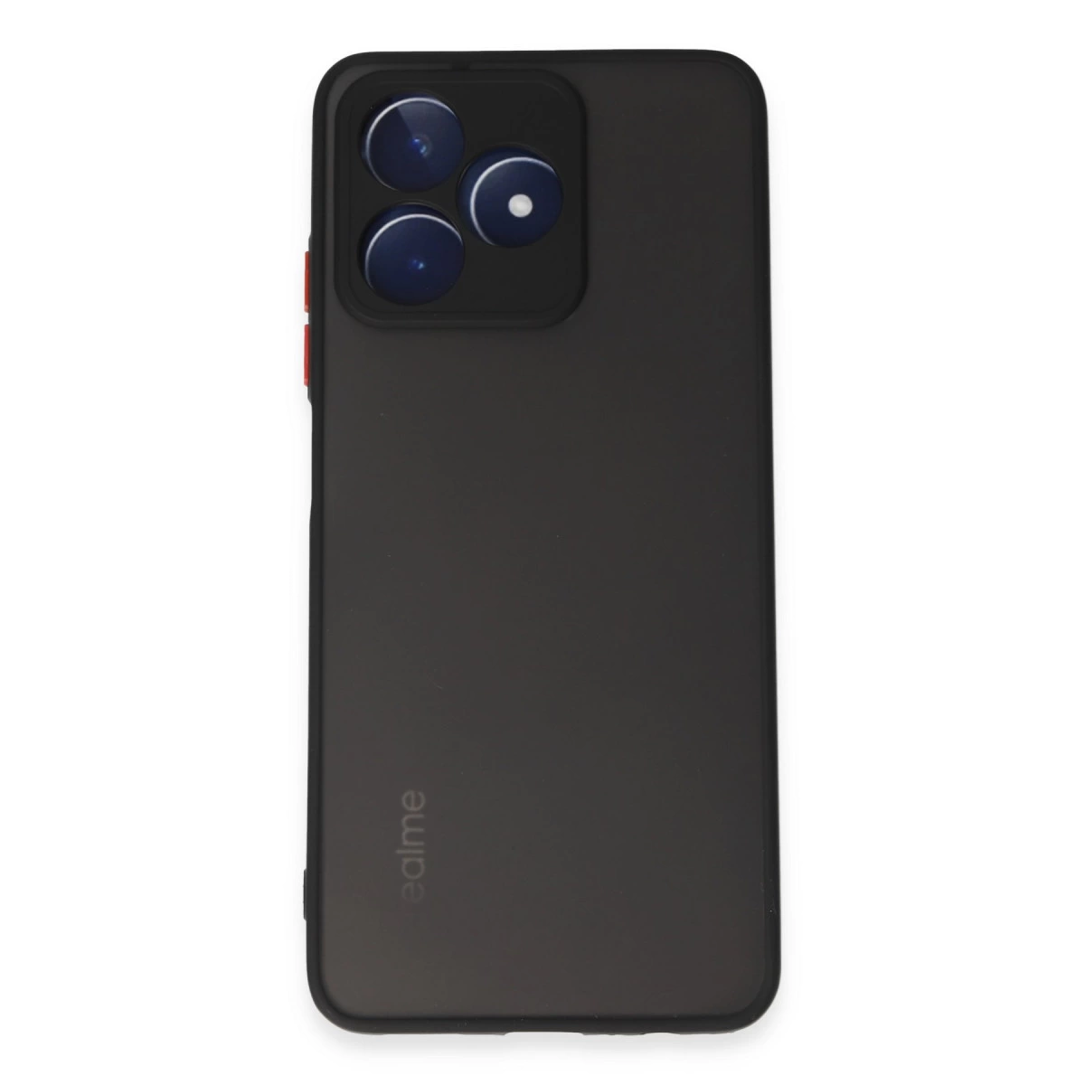 Realme C53 Kılıf Montreal Silikon Kapak - Siyah
