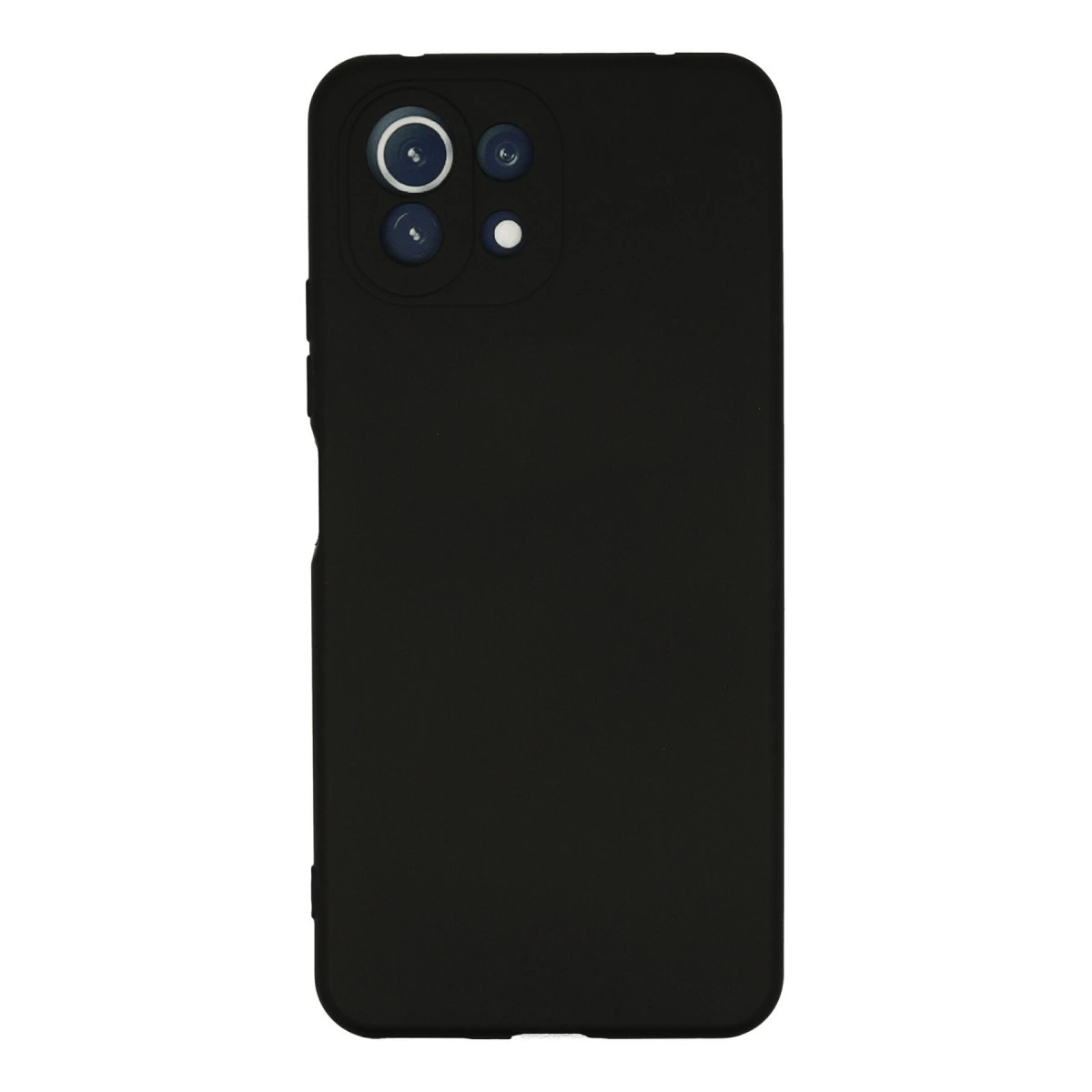 Xiaomi Mi 11 Lite Kılıf Nano İçi Kadife Silikon - Siyah