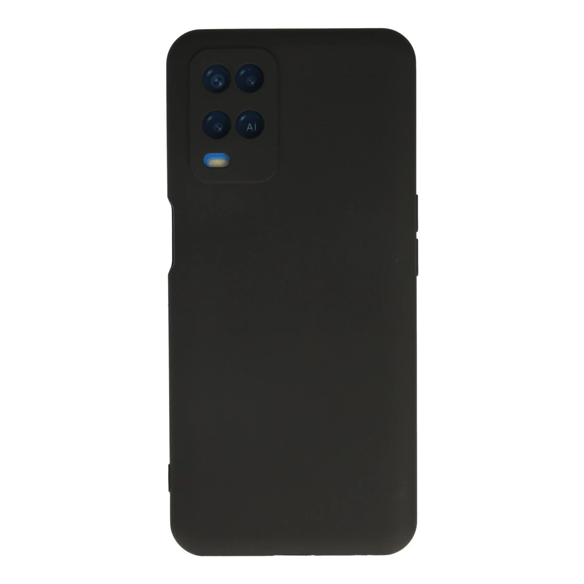 Oppo A54 4g Kılıf Nano İçi Kadife Silikon - Siyah