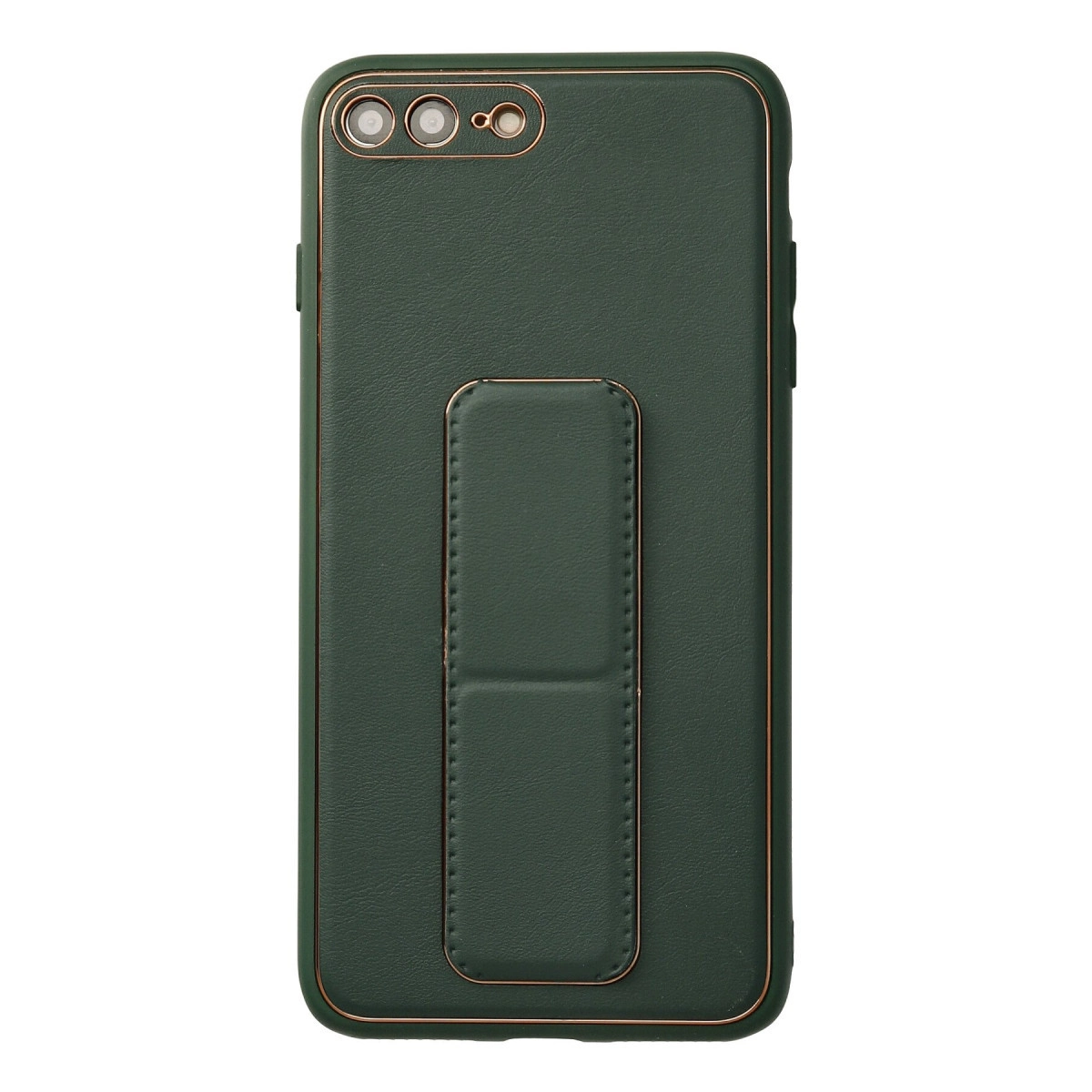 İphone 7 Plus Kılıf Coco Deri Standlı Kapak - Yeşil