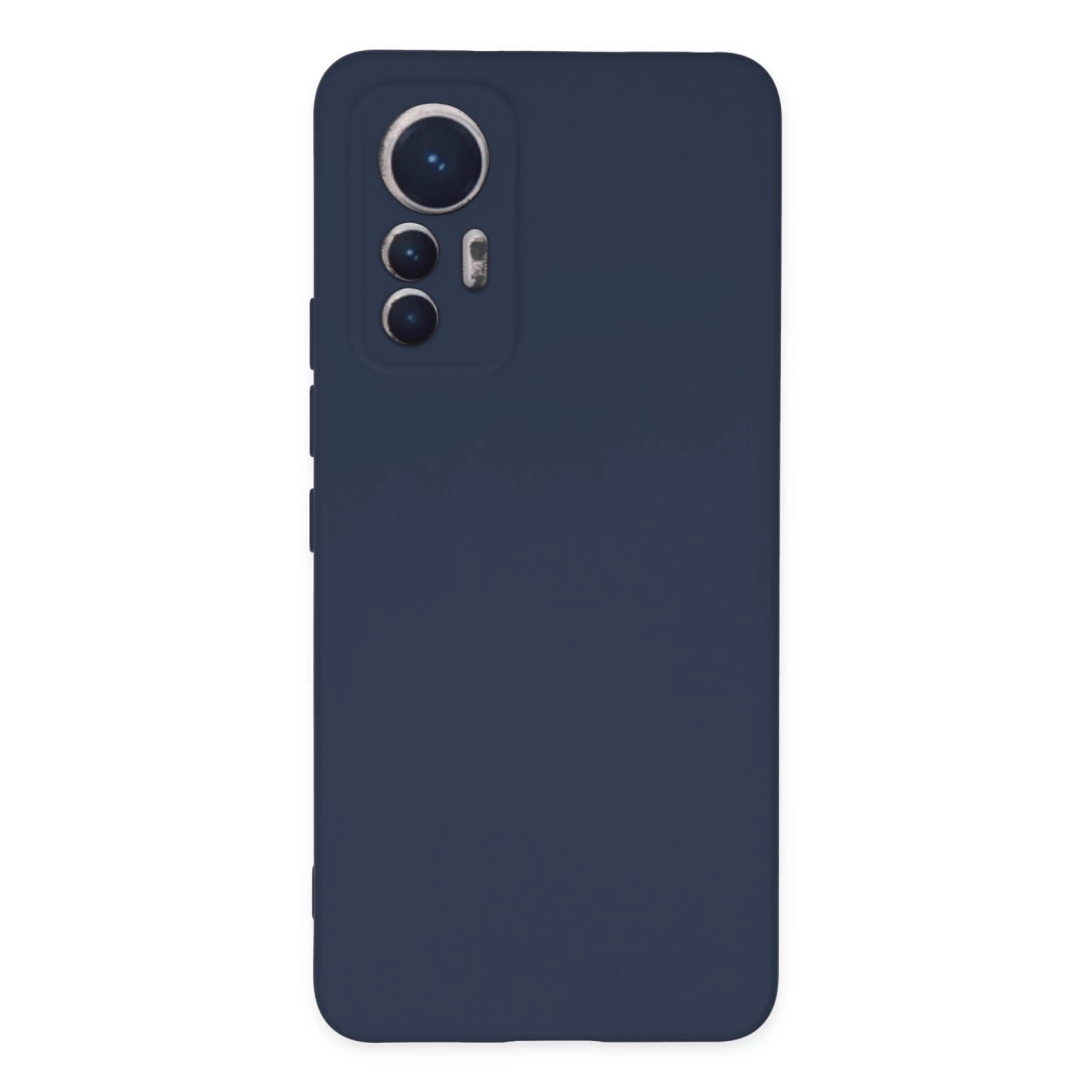 Xiaomi Mi 12 Lite Kılıf Nano İçi Kadife Silikon - Lacivert
