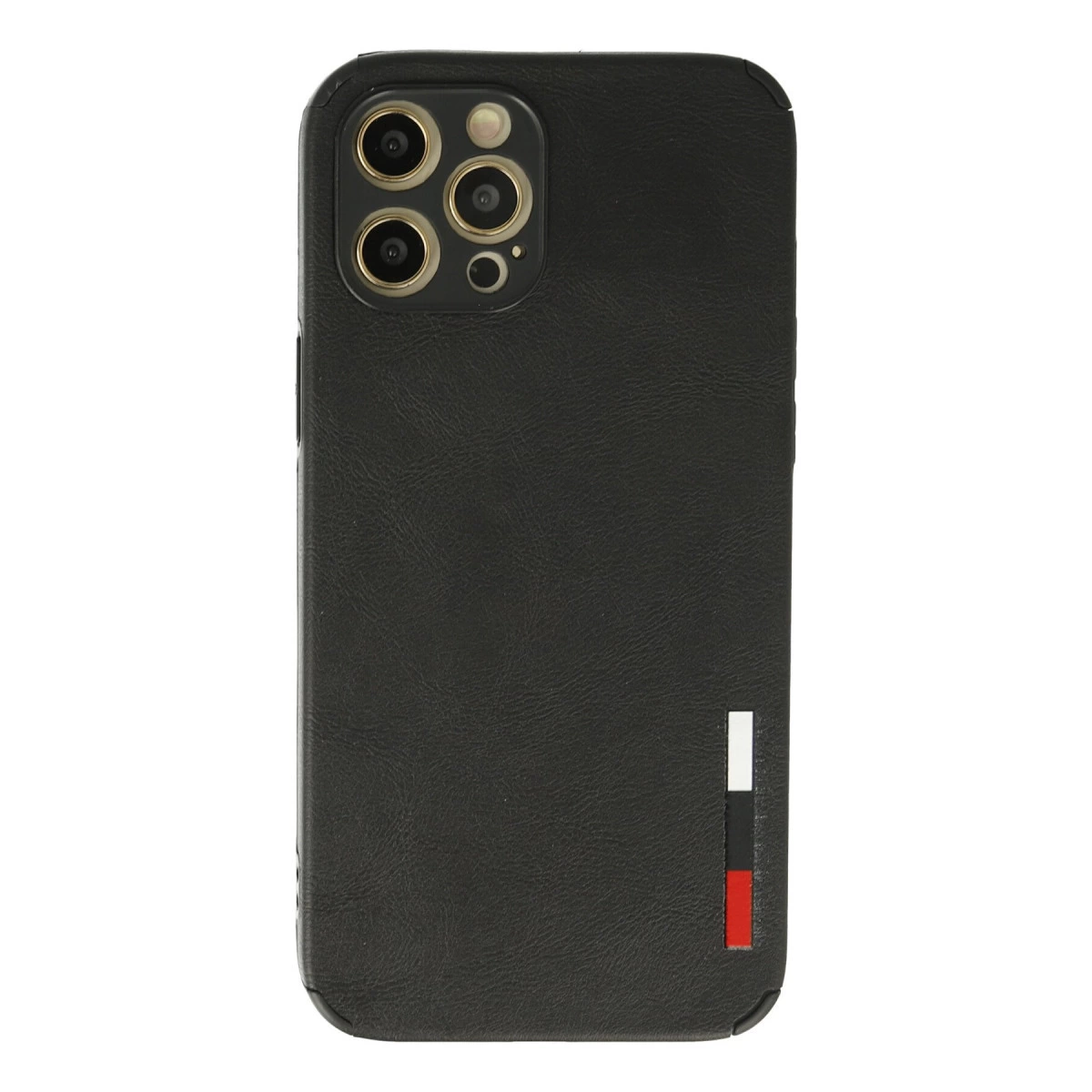 İphone 12 Pro Kılıf Loop Deri Silikon - Siyah