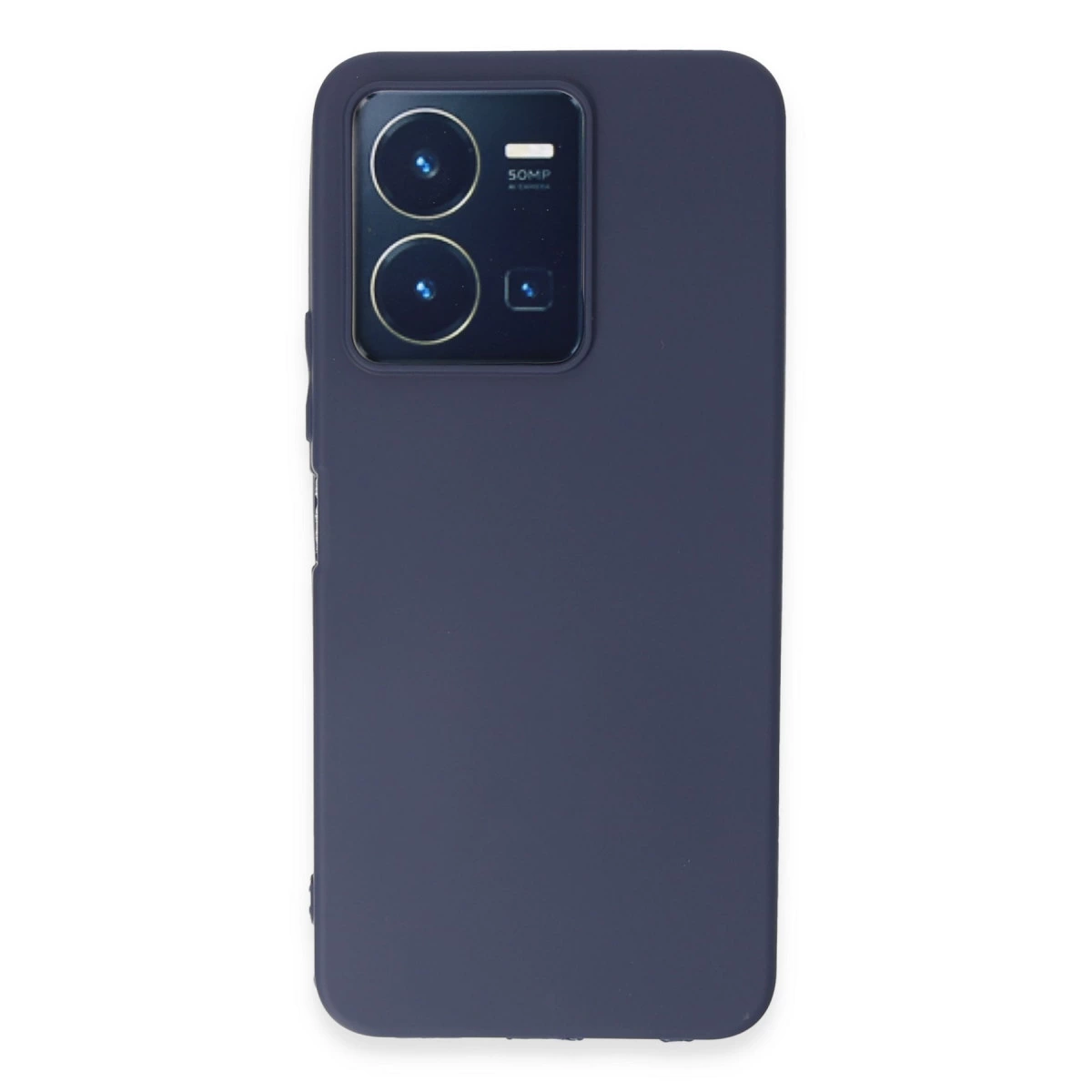 Vivo Y35 Kılıf First Silikon - Lacivert
