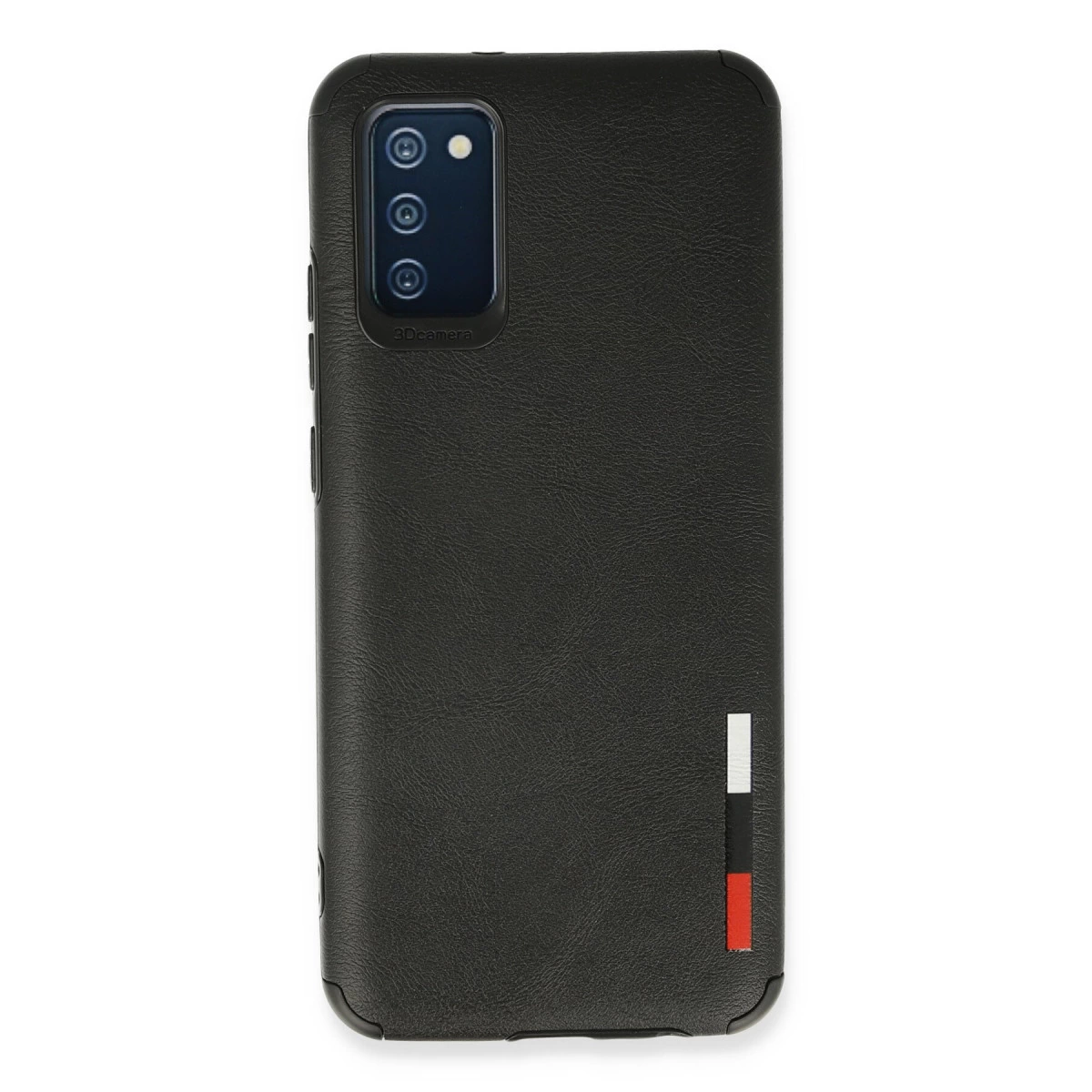 Samsung Galaxy A02s Kılıf Loop Deri Silikon - Siyah