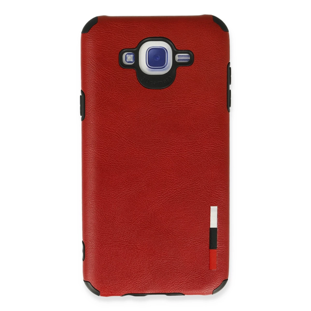 Samsung Galaxy J7 Kılıf Loop Deri Silikon - Kırmızı