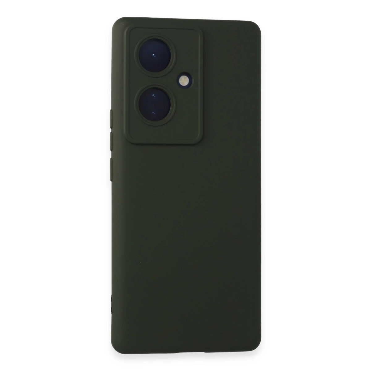 Vivo V29 Lite Kılıf Nano İçi Kadife Silikon - Koyu Yeşil