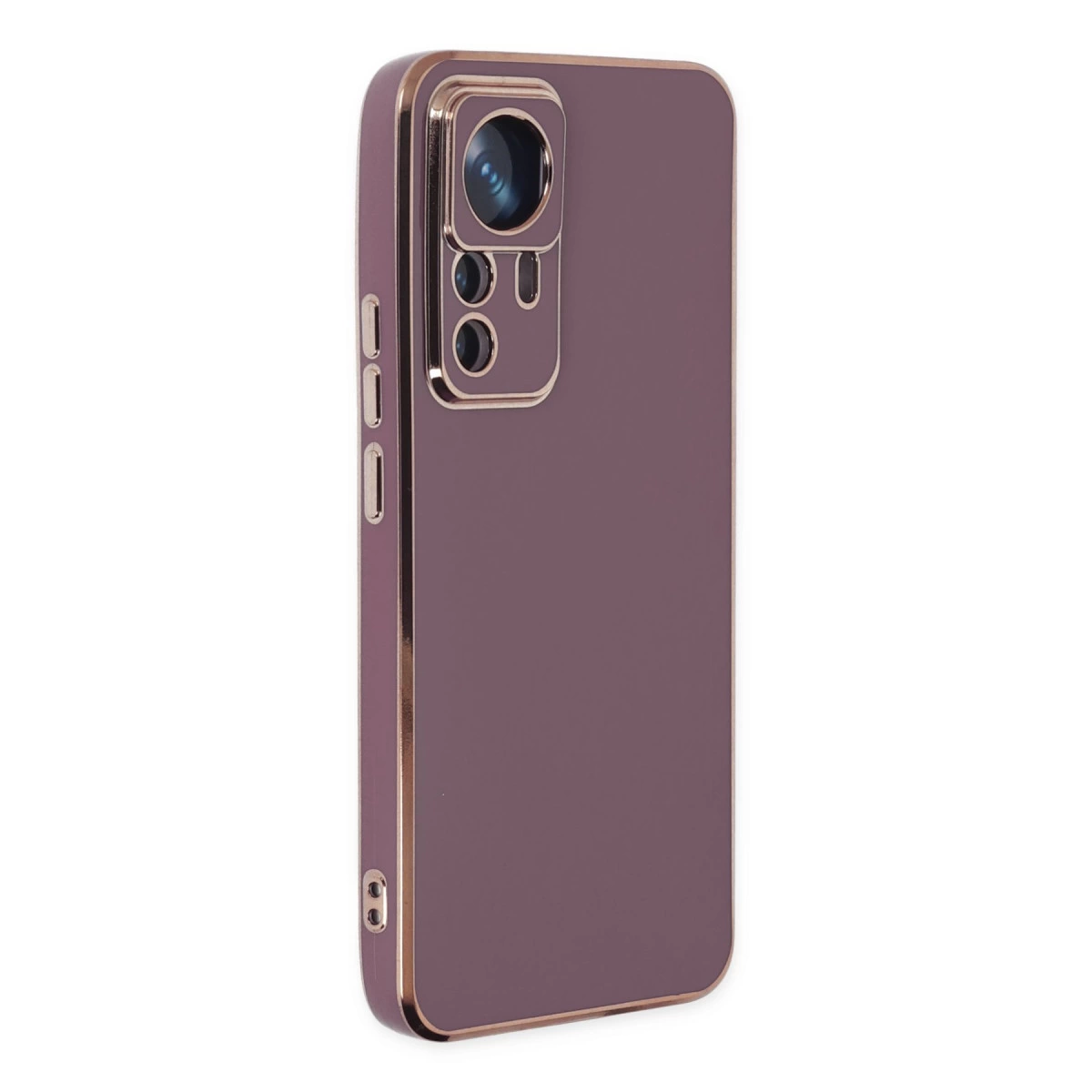 Xiaomi Mi 12t Pro Kılıf Volet Silikon - Mor