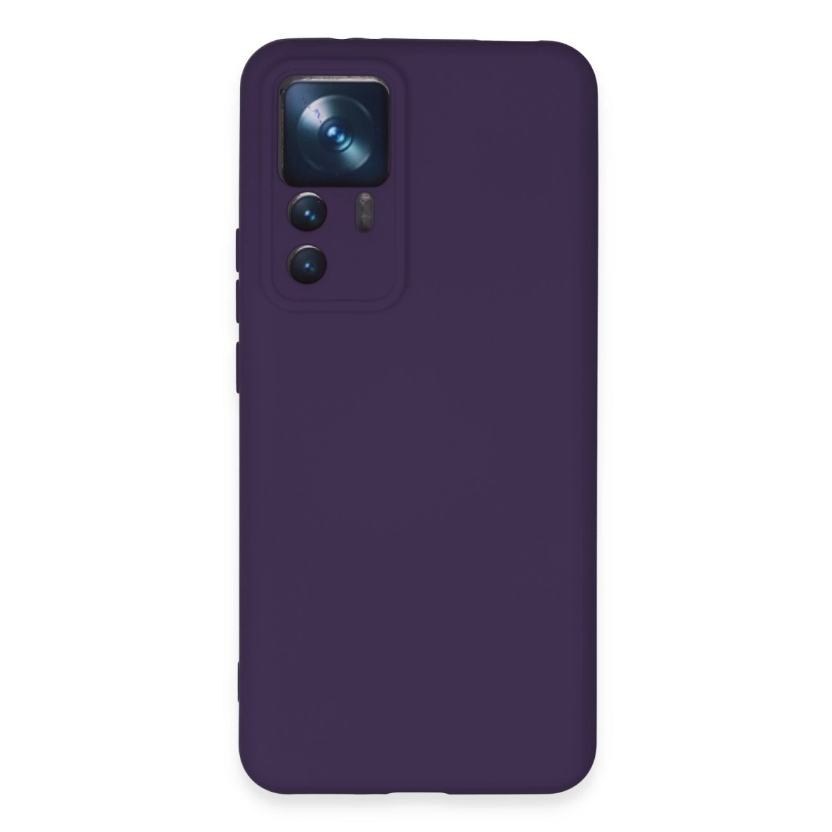 Xiaomi Mi 12t Pro Kılıf Nano İçi Kadife Silikon - Mor