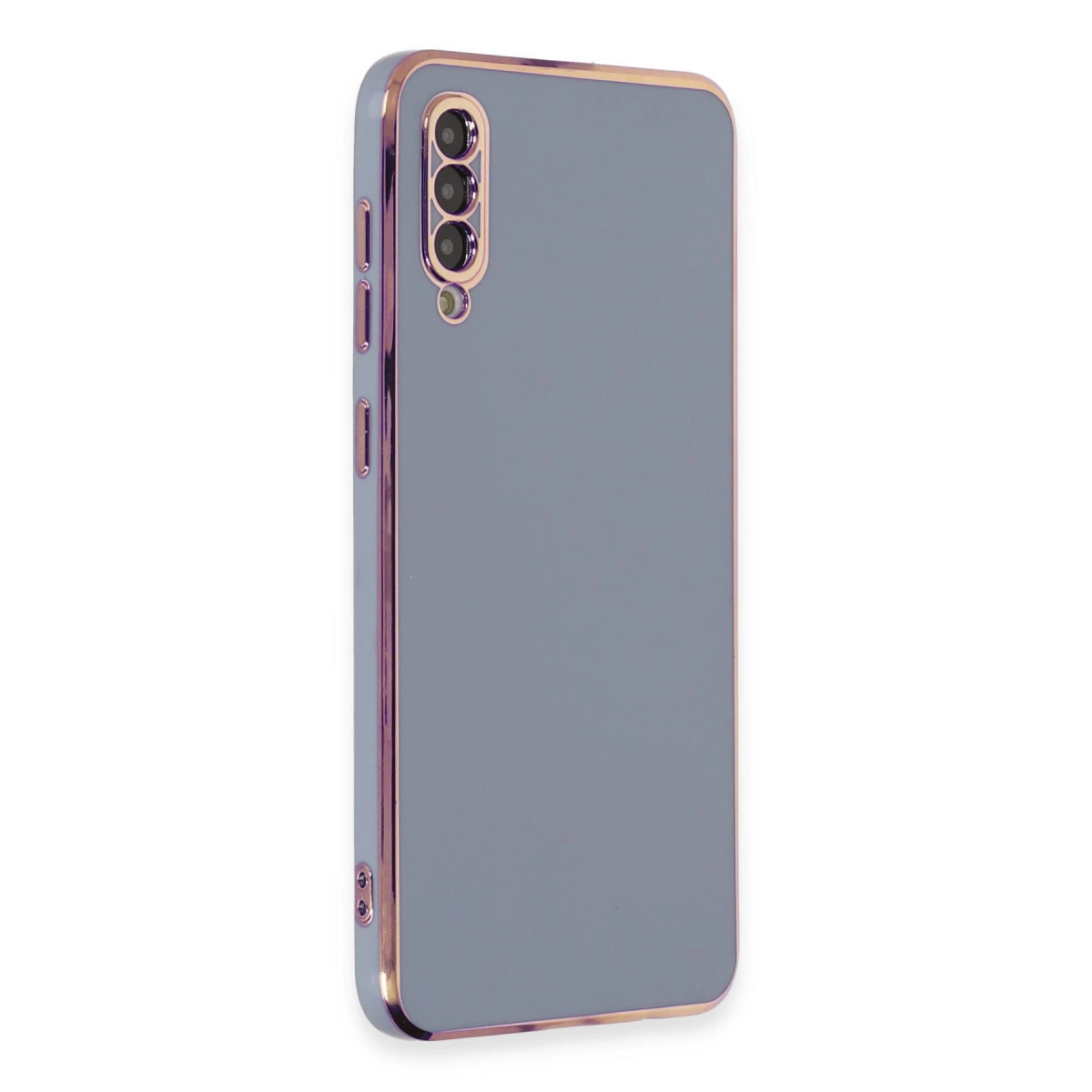 Samsung Galaxy A50 Kılıf Volet Silikon - Mavi