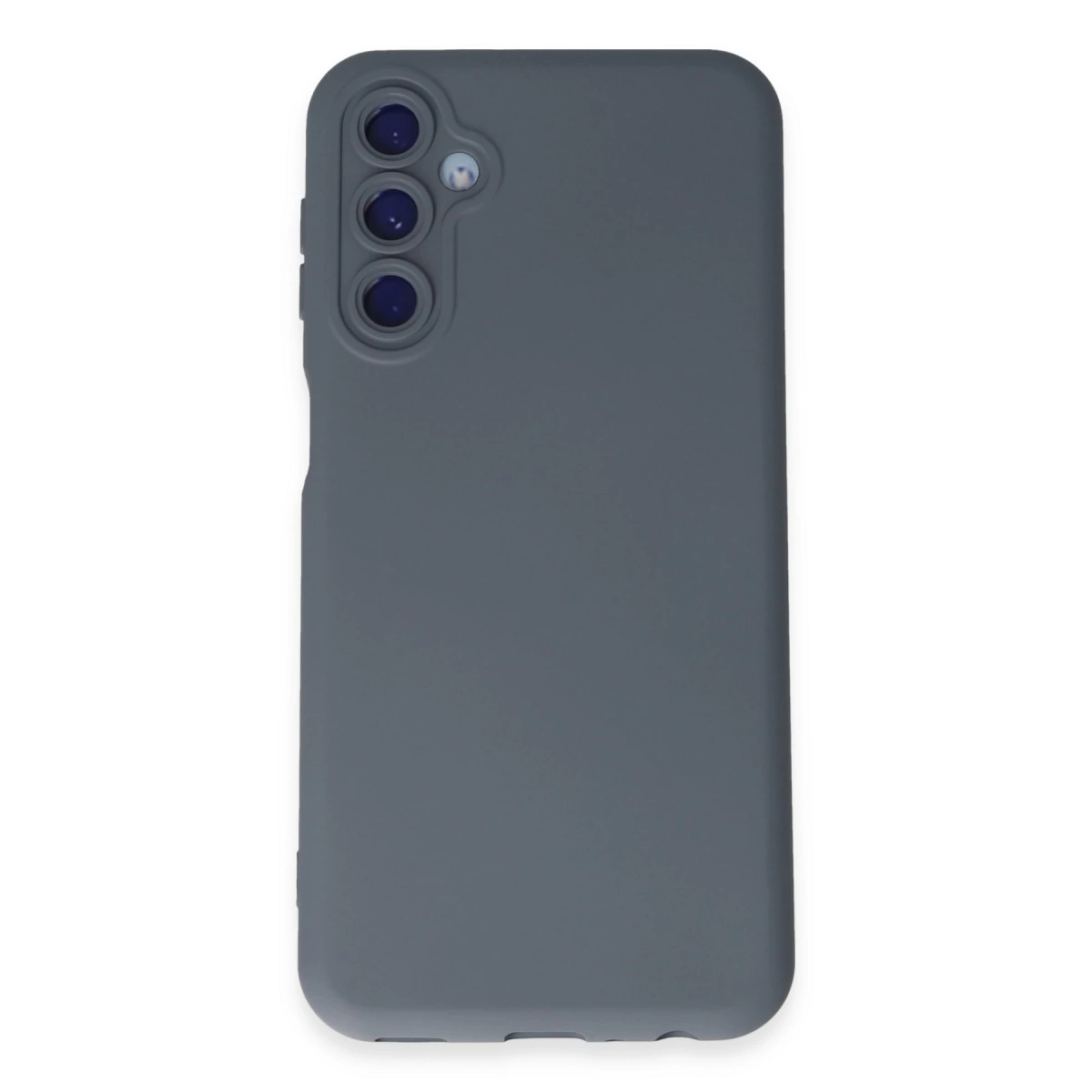 Samsung Galaxy M34 5g Kılıf Nano İçi Kadife Silikon - Gri