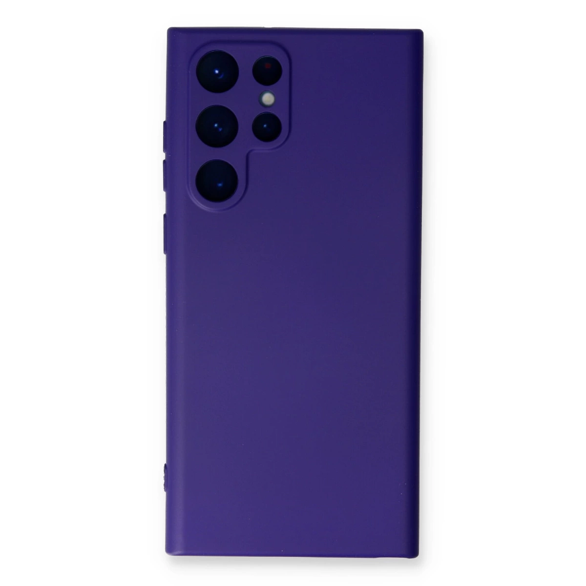 Samsung Galaxy S23 Ultra Kılıf Nano İçi Kadife Silikon - Mor