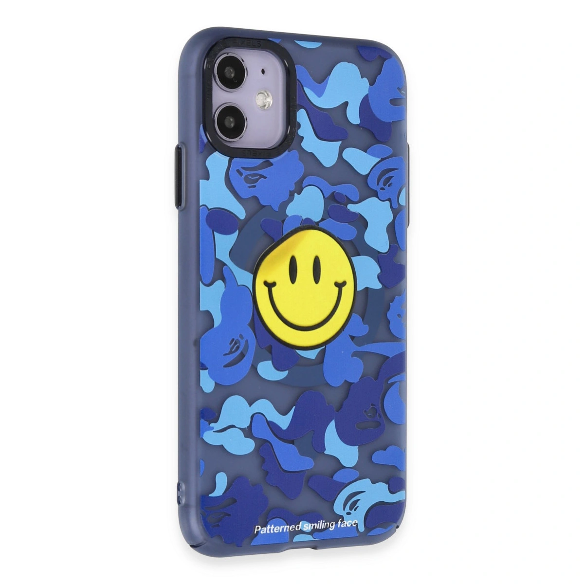 İphone 12 Kılıf Apollo Magneticsafe Desenli Kapak - Apollo Mavi - 1