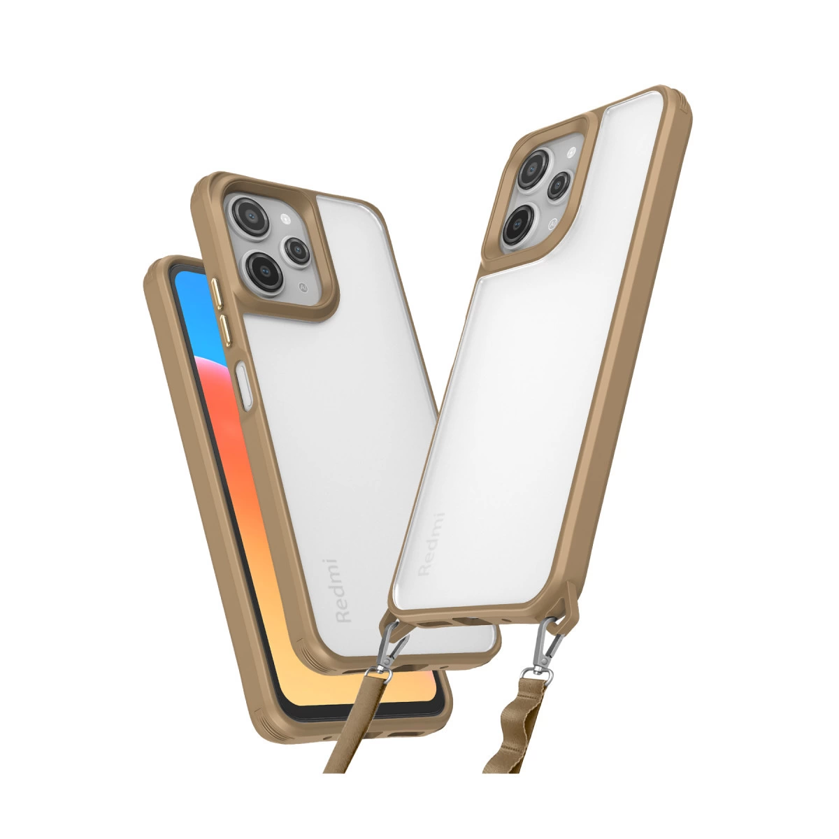 Xiaomi Redmi 12 Kılıf Penta Silikon Kılıf - Çöl Titanyum