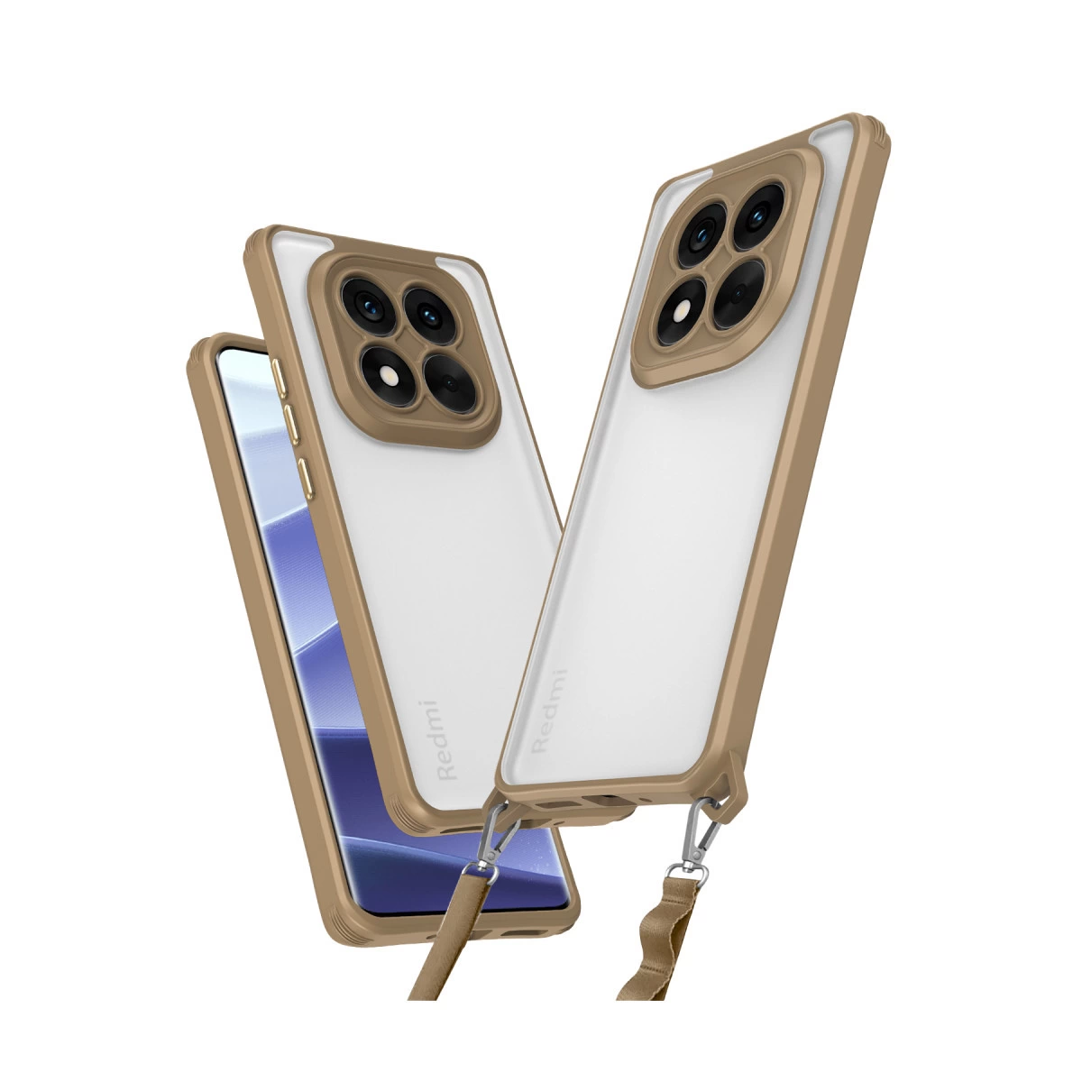 Xiaomi Redmi Note 14 Pro Plus Kılıf Penta Silikon Kılıf - Çöl Titanyum