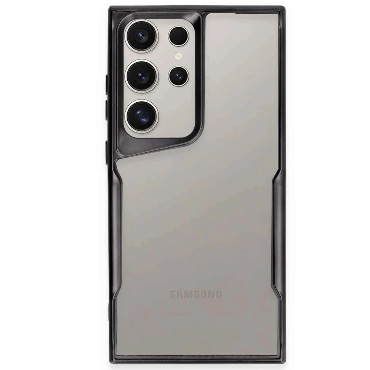 Samsung Galaxy S25 Ultra Kılıf Boyi Silikon Kapak - Siyah