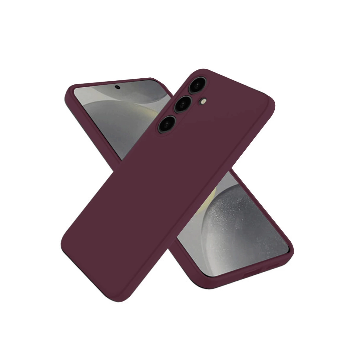 Samsung Galaxy A26 Kılıf First Silikon - Mürdüm