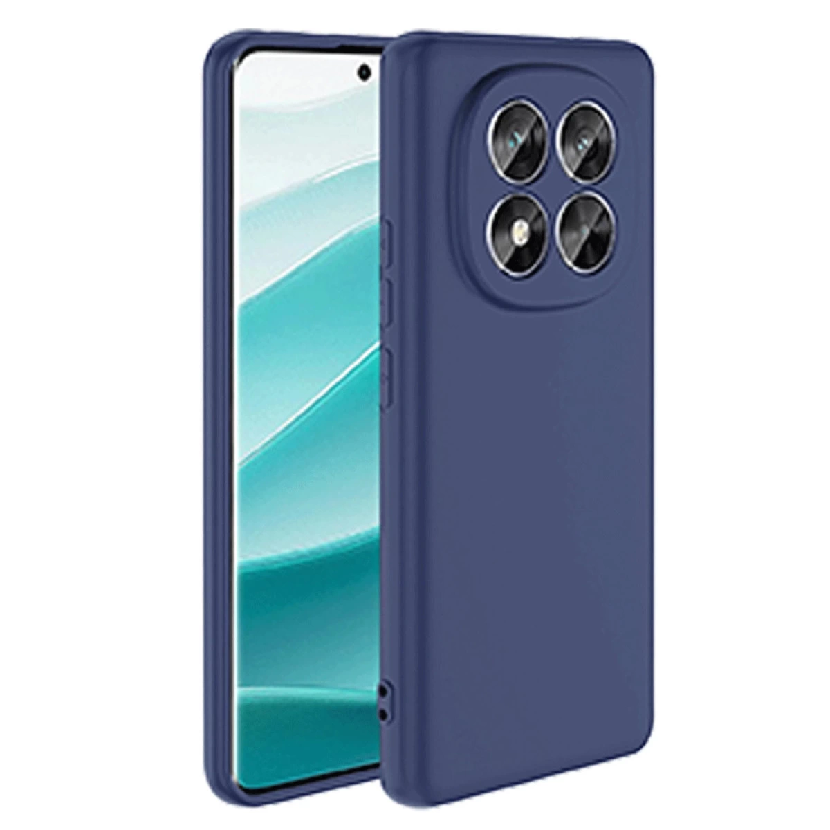 Xiaomi Redmi Note 14 Pro 5g Kılıf Nano İçi Kadife Silikon - Lacivert