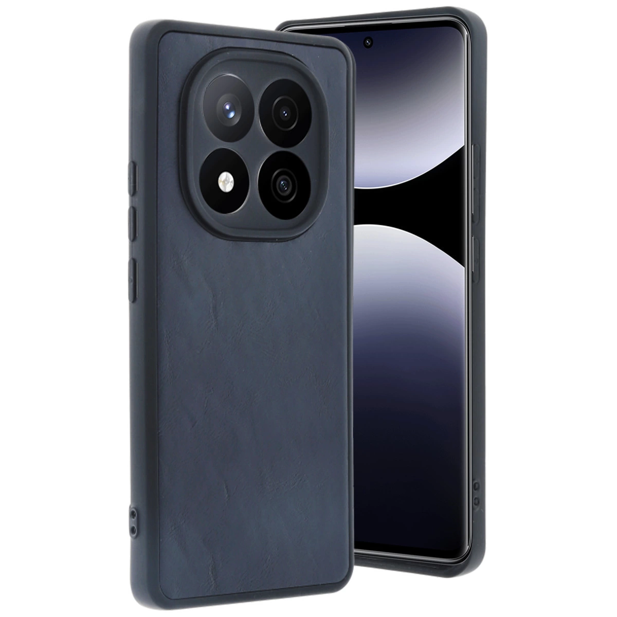 Xiaomi Redmi Note 14 Pro 5g Kılıf Aras Deri Kapak - Lacivert