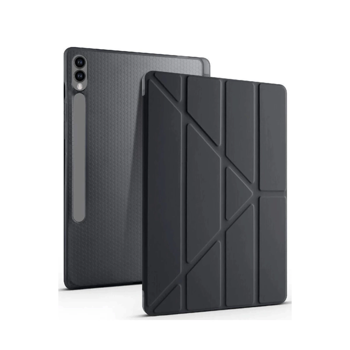 Samsung Galaxy X510 Tab S9 Fe 11 Kılıf Kalemlikli Mars Tablet Kılıfı - Siyah