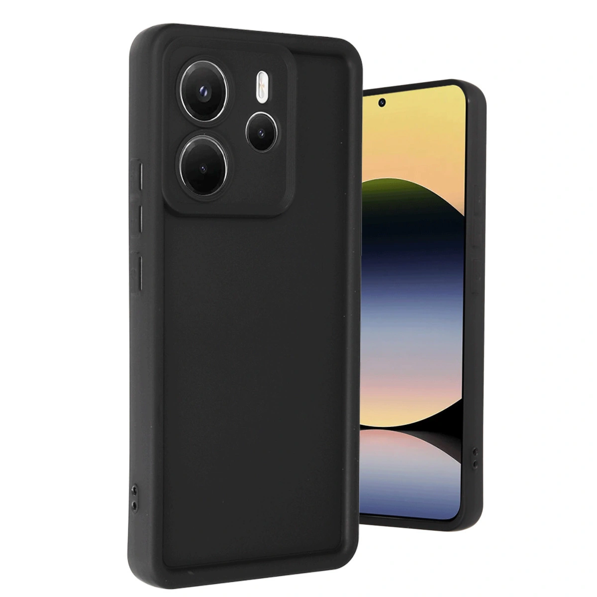 Xiaomi Redmi Note 14 4g Kılıf Viera Silikon - Siyah