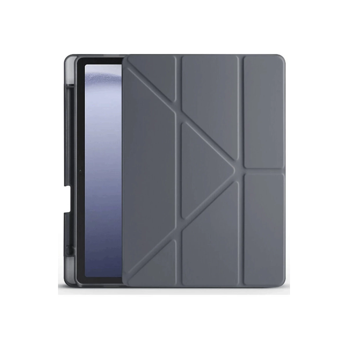 Huawei Honor Pad X9 11.5 Kılıf Kalemlikli Mars Tablet Kılıfı - Koyu Gri
