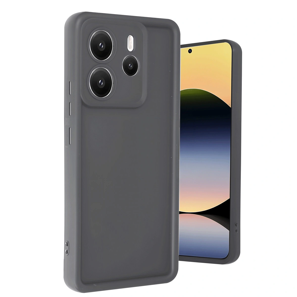 Xiaomi Redmi Note 14 4g Kılıf Viera Silikon - Gri