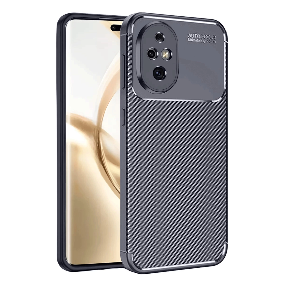 Honor 200 Kılıf Auto Focus Karbon Kapak - Lacivert