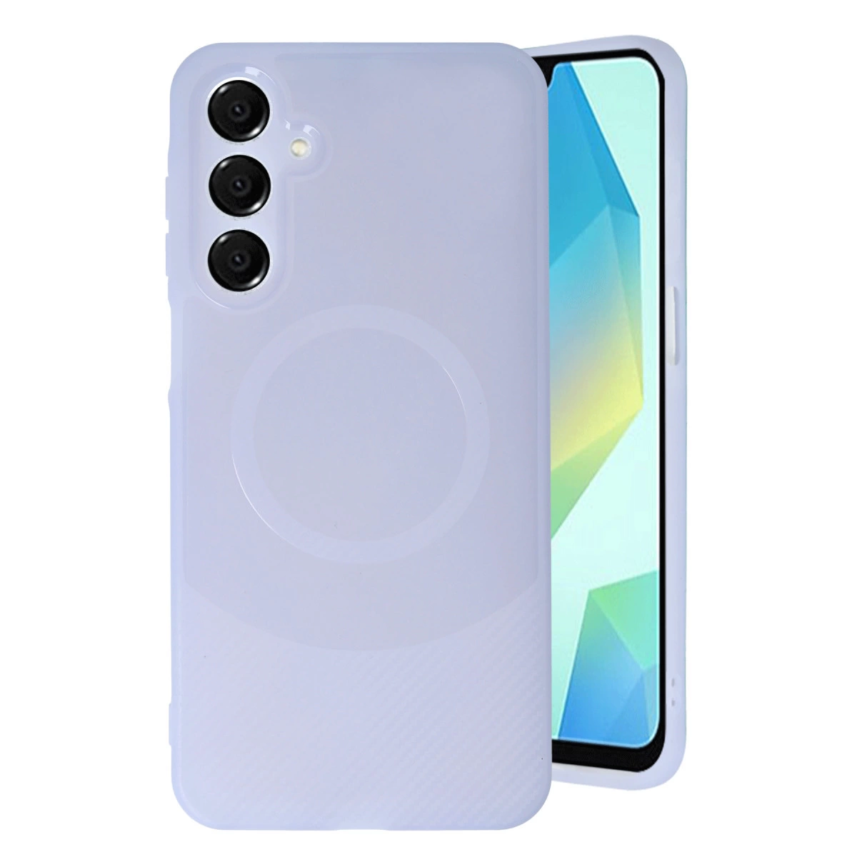 Samsung A16 5g Kılıf Maya Karbon Kapak - Lila