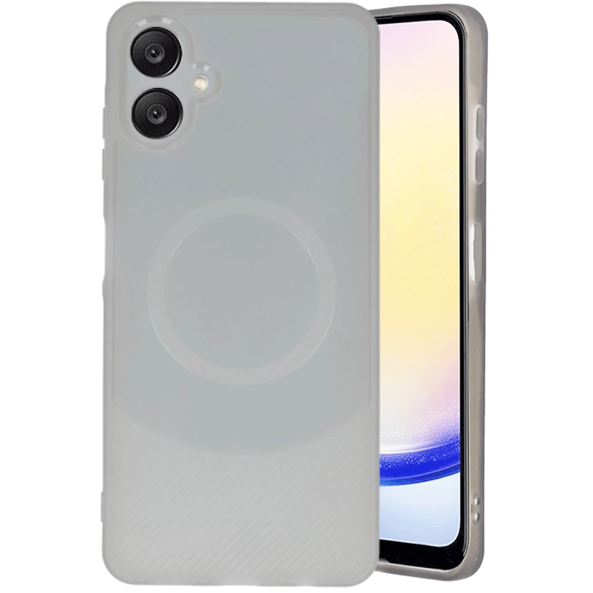 Samsung A06 Kılıf Maya Karbon Kapak - Gri