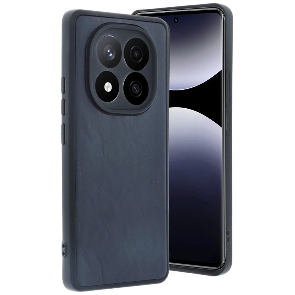 Xiaomi Redmi Note 14 Pro 4g Kılıf Aras Deri Kapak - Lacivert