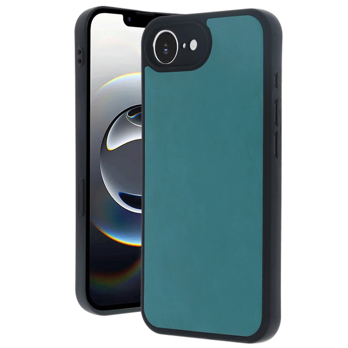 İphone 16e Kılıf Aras Deri Kapak - Açık Yeşil