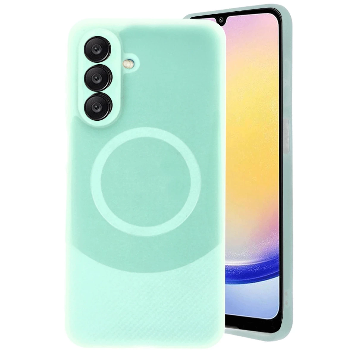 Samsung A56 Kılıf Maya Karbon Kapak - Su Yeşili