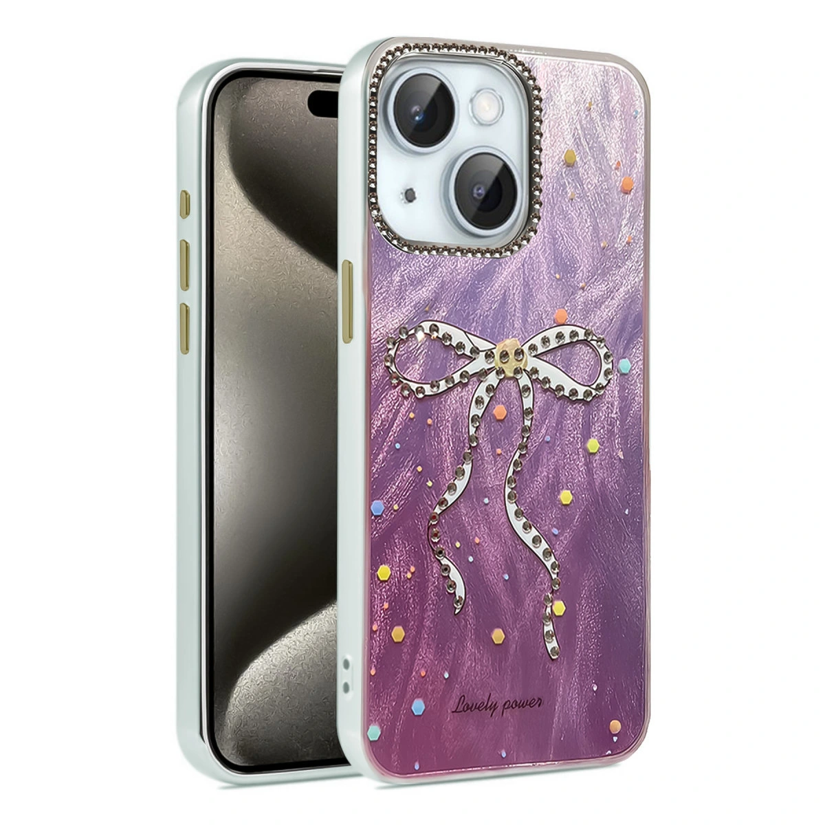 İphone 14 Kılıf Blade Aynalı Desenli Kapak - Desen 1