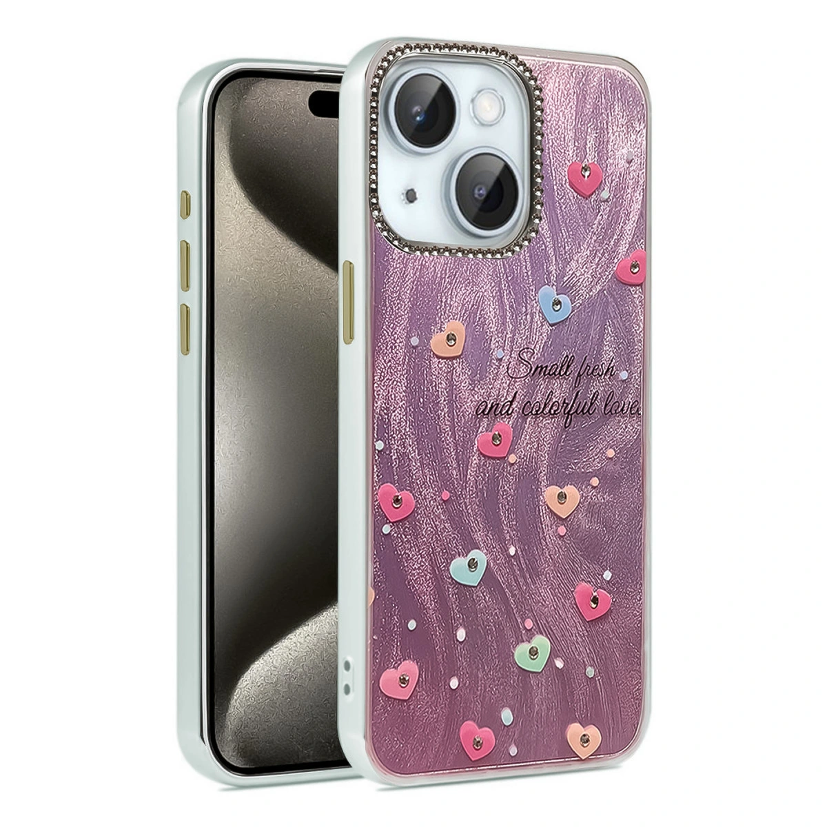 İphone 14 Kılıf Blade Aynalı Desenli Kapak - Desen 8